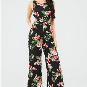 Floral jumpsuit